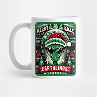 Extraterrestrial Christmas: Festive Greetings Mug